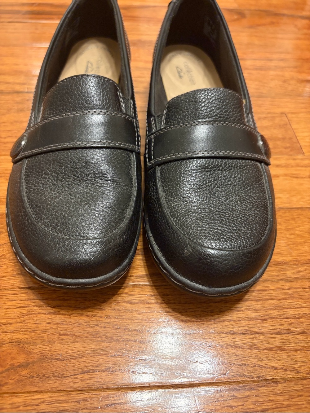 Clark’s| Womens Cora Daisy Loafers in Black size 7 - Picture 3 of 12